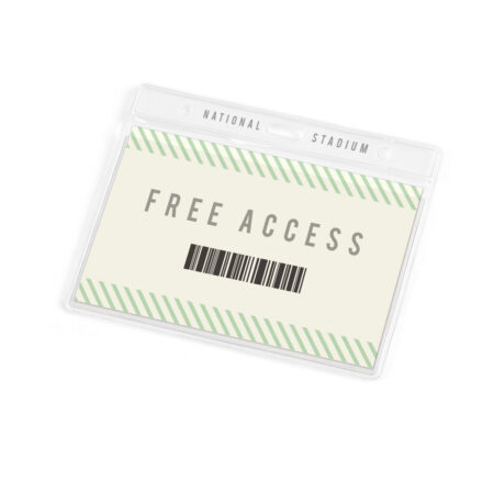 Porta badge orizzontale