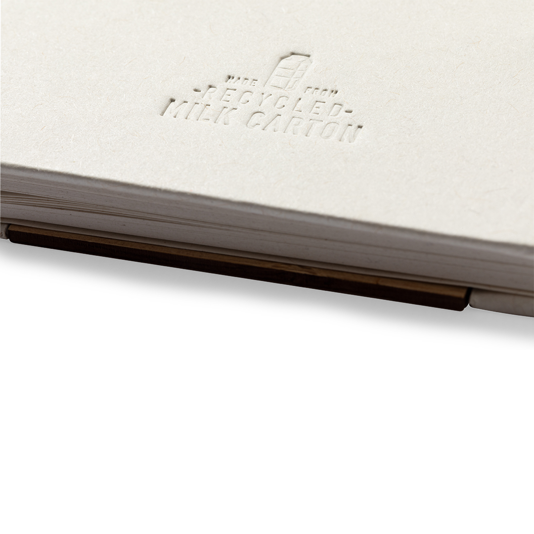 Taccuino con copertina in cartoni del latte riciclati - immagine 3