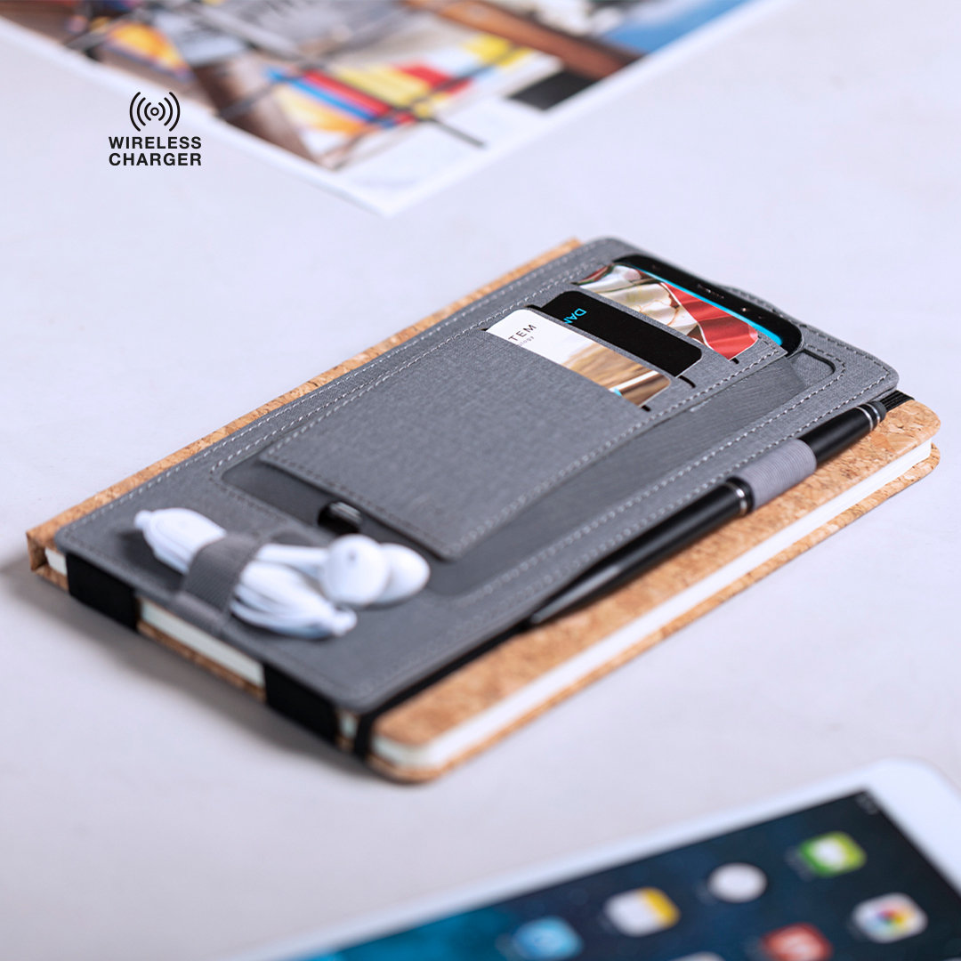 Organizer in similpelle e caricatore wireless - immagine 3
