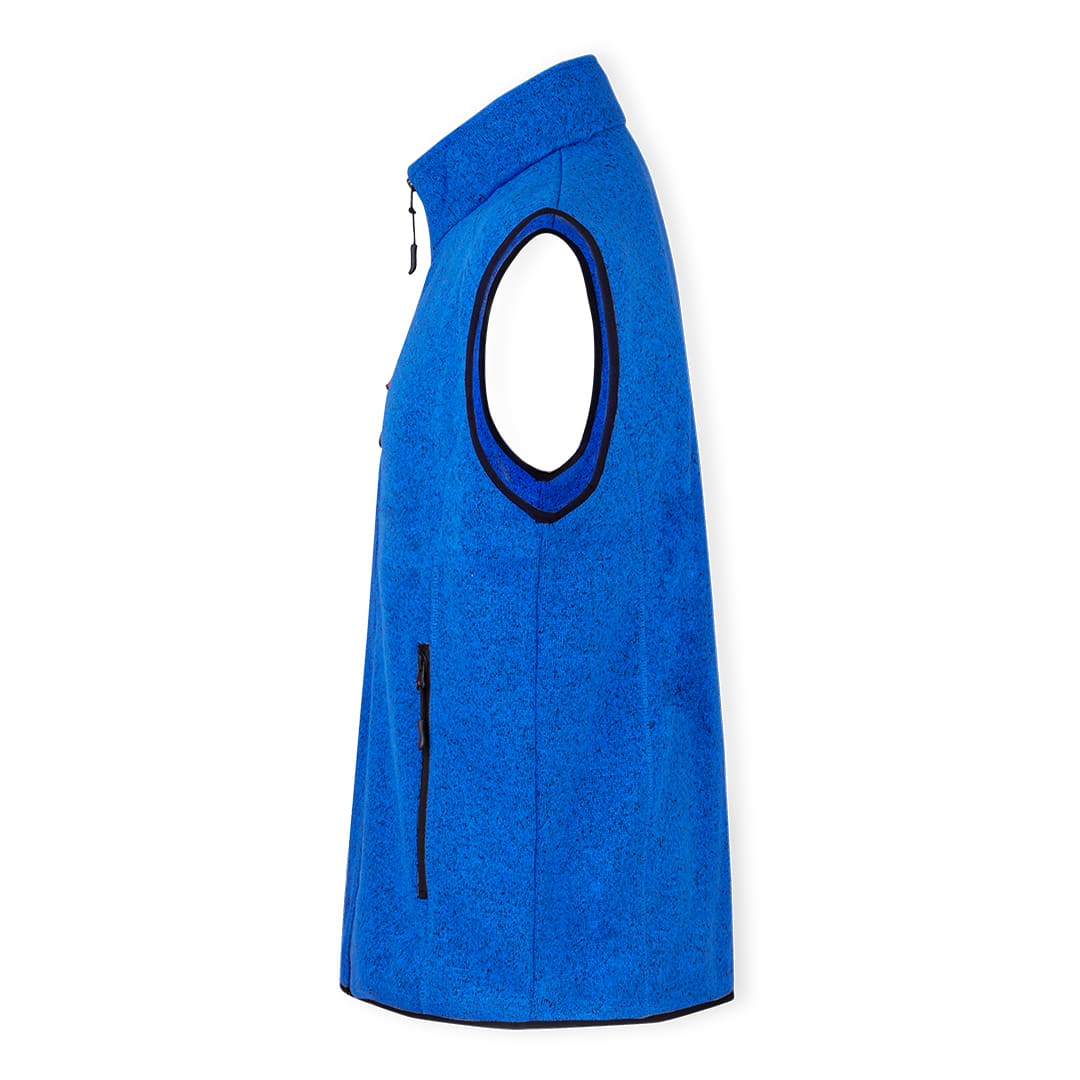 Gilet bicolore in pile - immagine 4