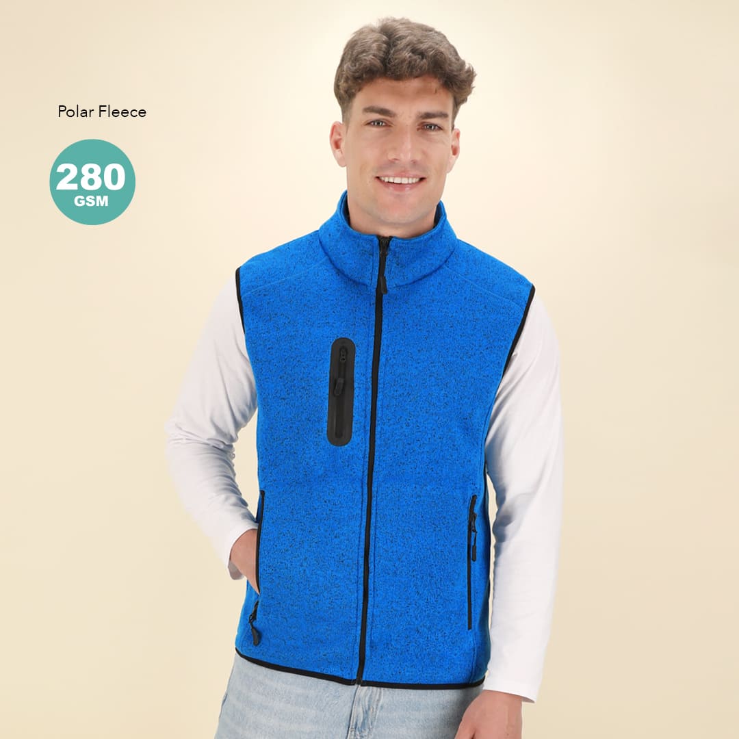Gilet bicolore in pile - immagine 5