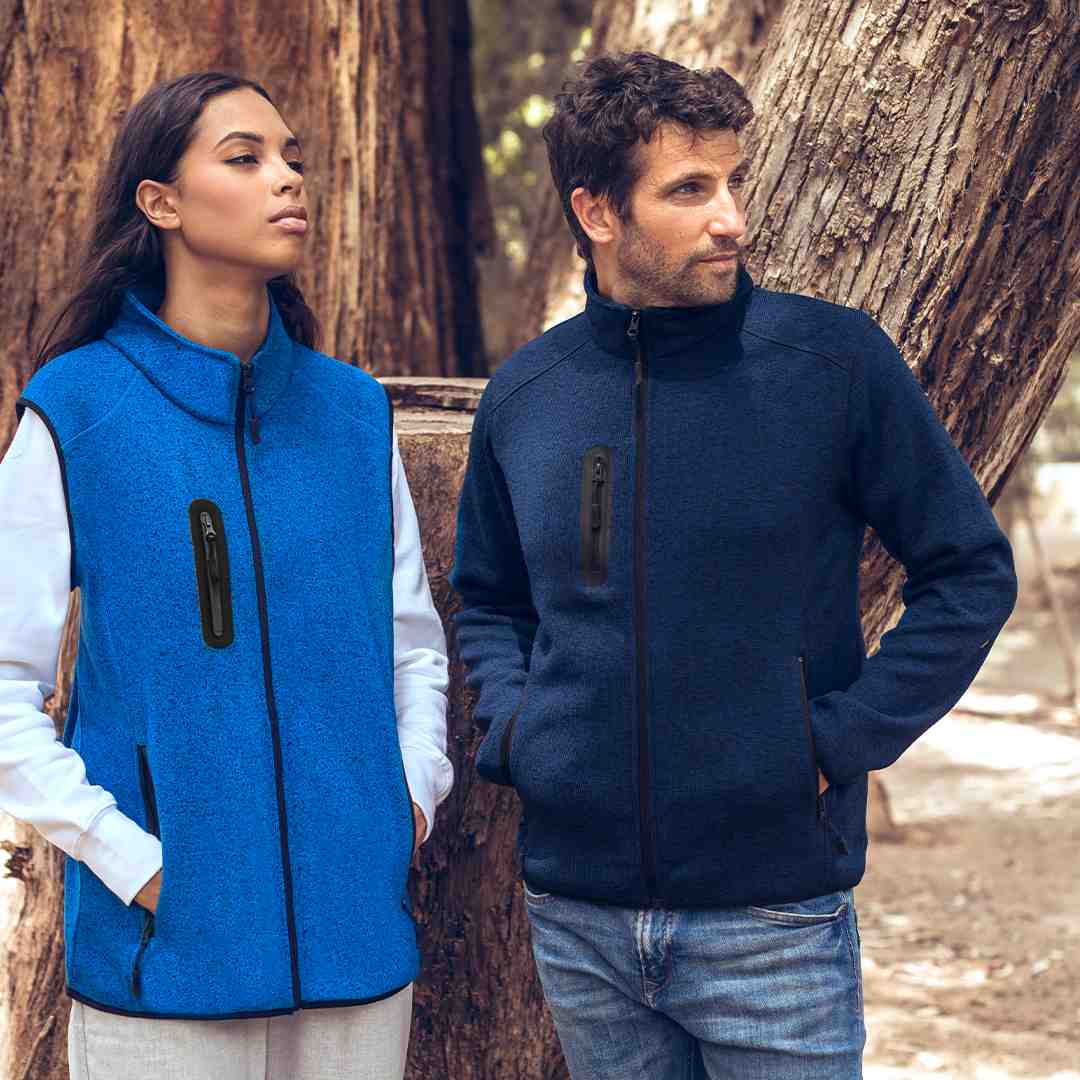 Gilet bicolore in pile - immagine 6