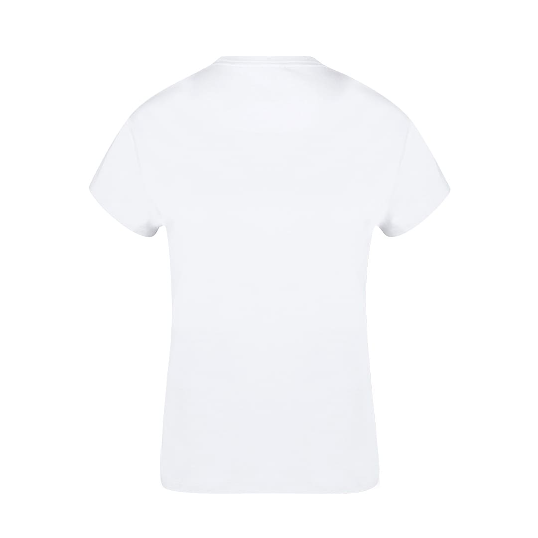 T-Shirt liscia bianca da donna - immagine 3