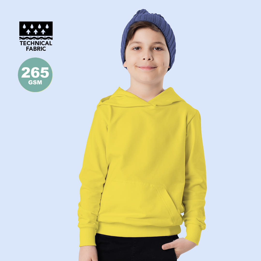 Felpa con cappuccio unisex per bambini - immagine 4