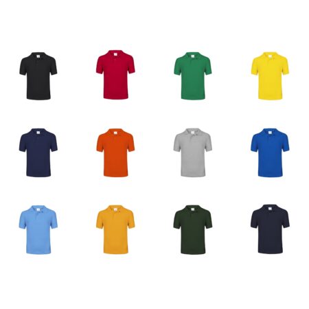 Polo colorata per bambini