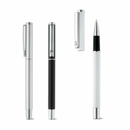 Penna roller in alluminio con clip