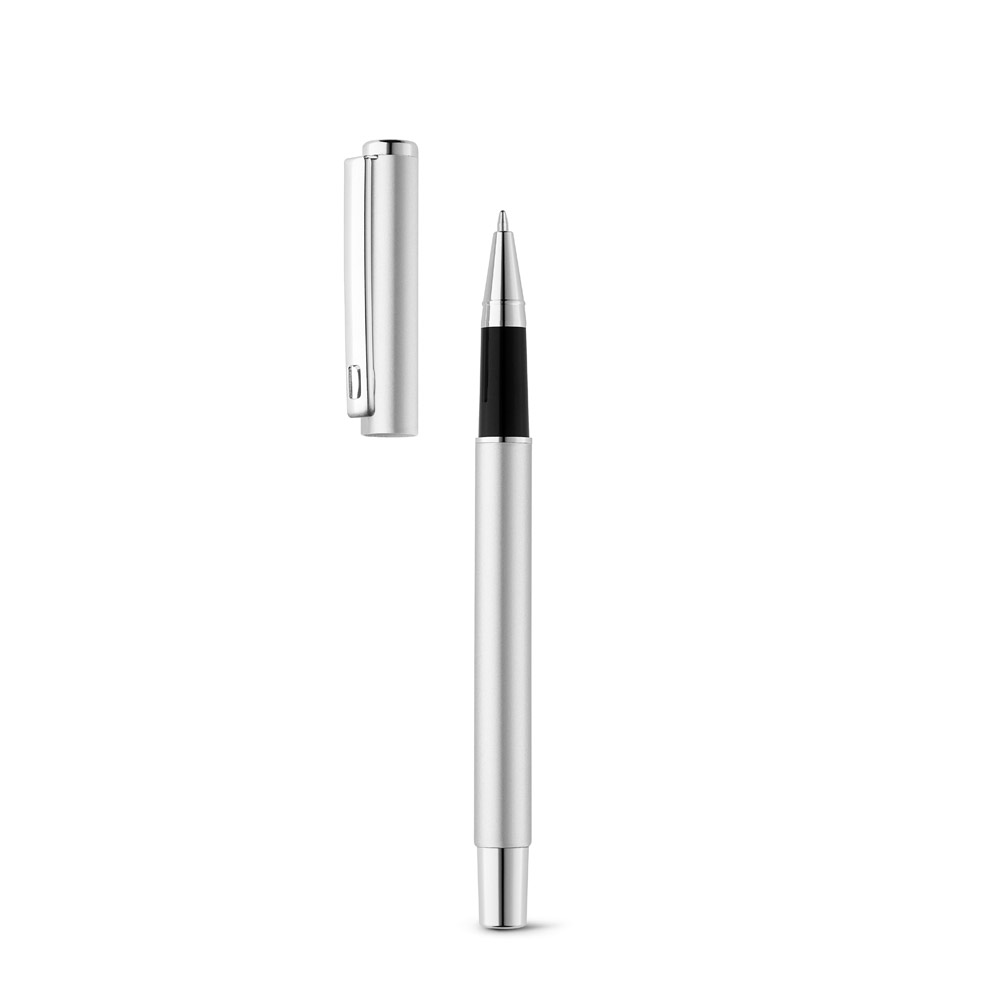 Penna roller in alluminio con clip - immagine 2