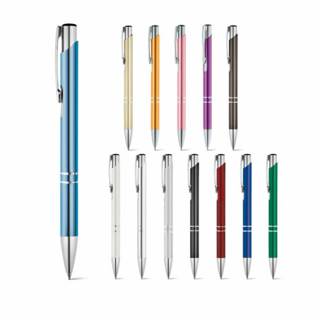 Penna a sfera in alluminio con clip