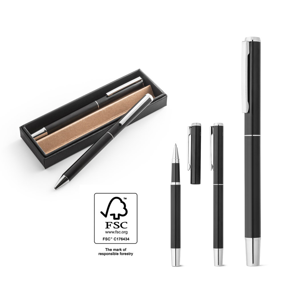 Set penna roller e penna a sfera in alluminio - immagine 4