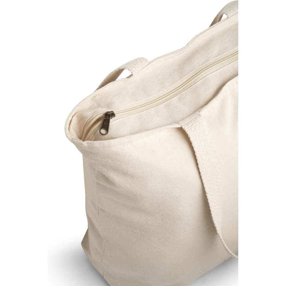 Borsa in cotone 100% con chiusura - immagine 4