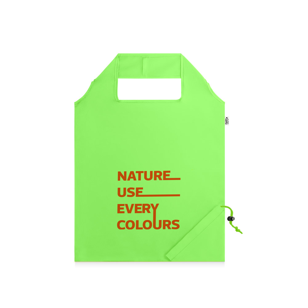 Shopper pieghevole in 100% rPET - immagine 2