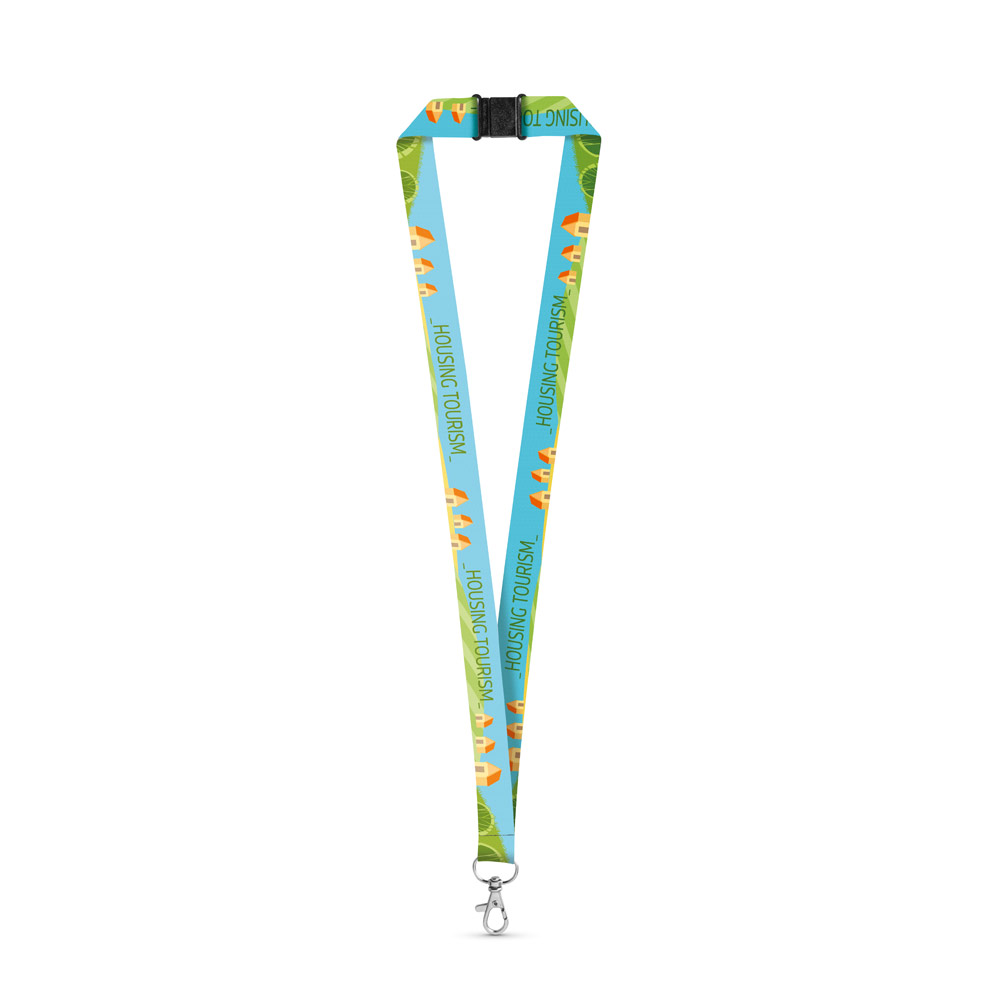 Lanyard per sublimazione in poliestere riciclato - immagine 2