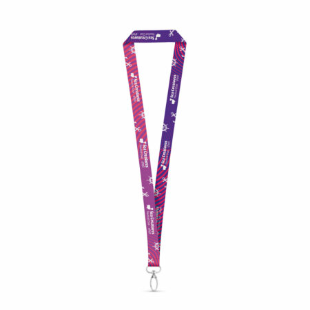 Lanyard per sublimazione con moschettone