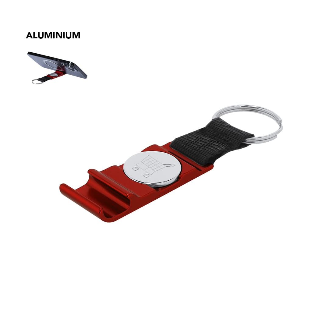 Portachiavi supporto cellulare con gettone - immagine 2