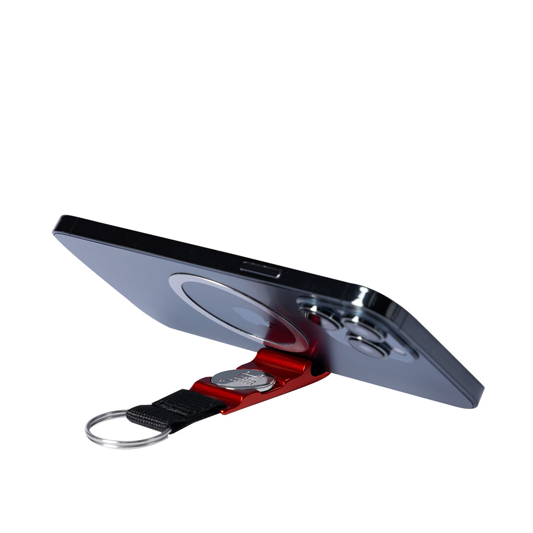 Portachiavi supporto cellulare con gettone - immagine 4