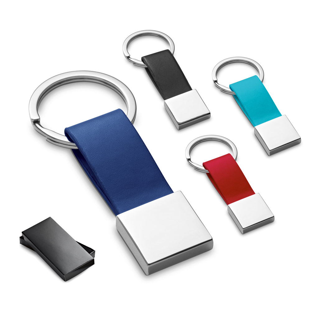 Portachiavi in metallo e PU