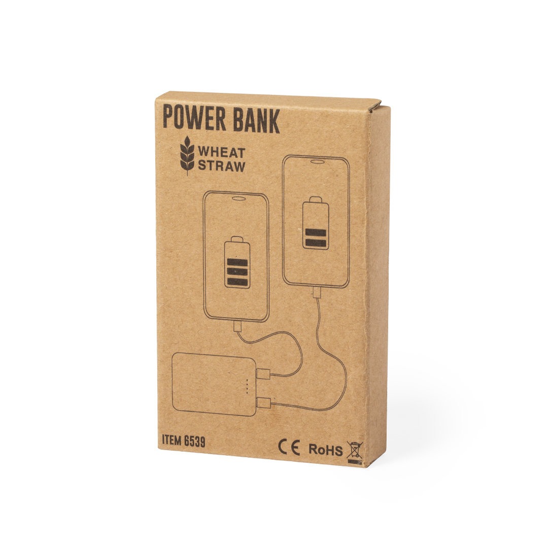 Power bank in fibra di grano - immagine 3
