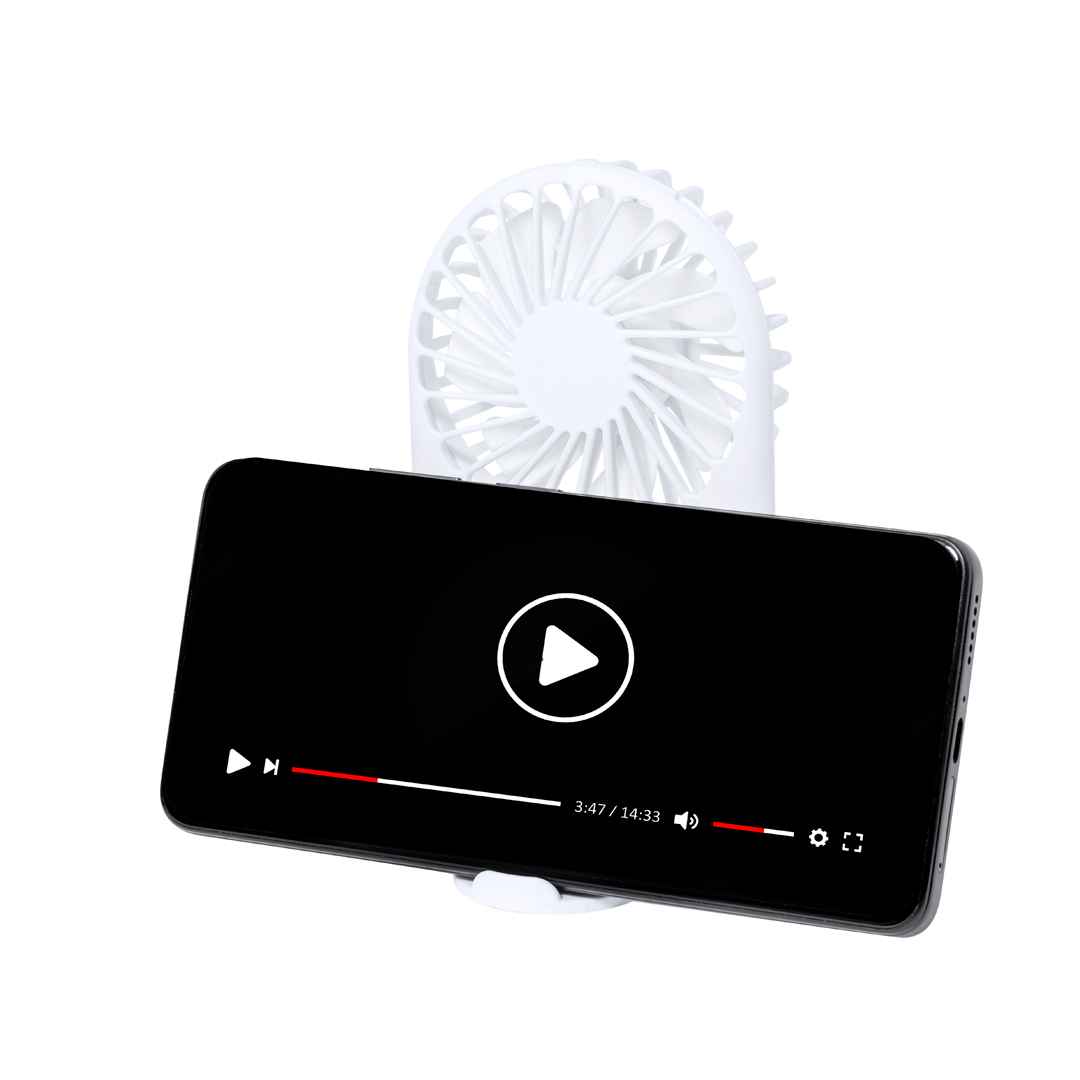 Ventilatore portatile con supporto smartphone - immagine 3