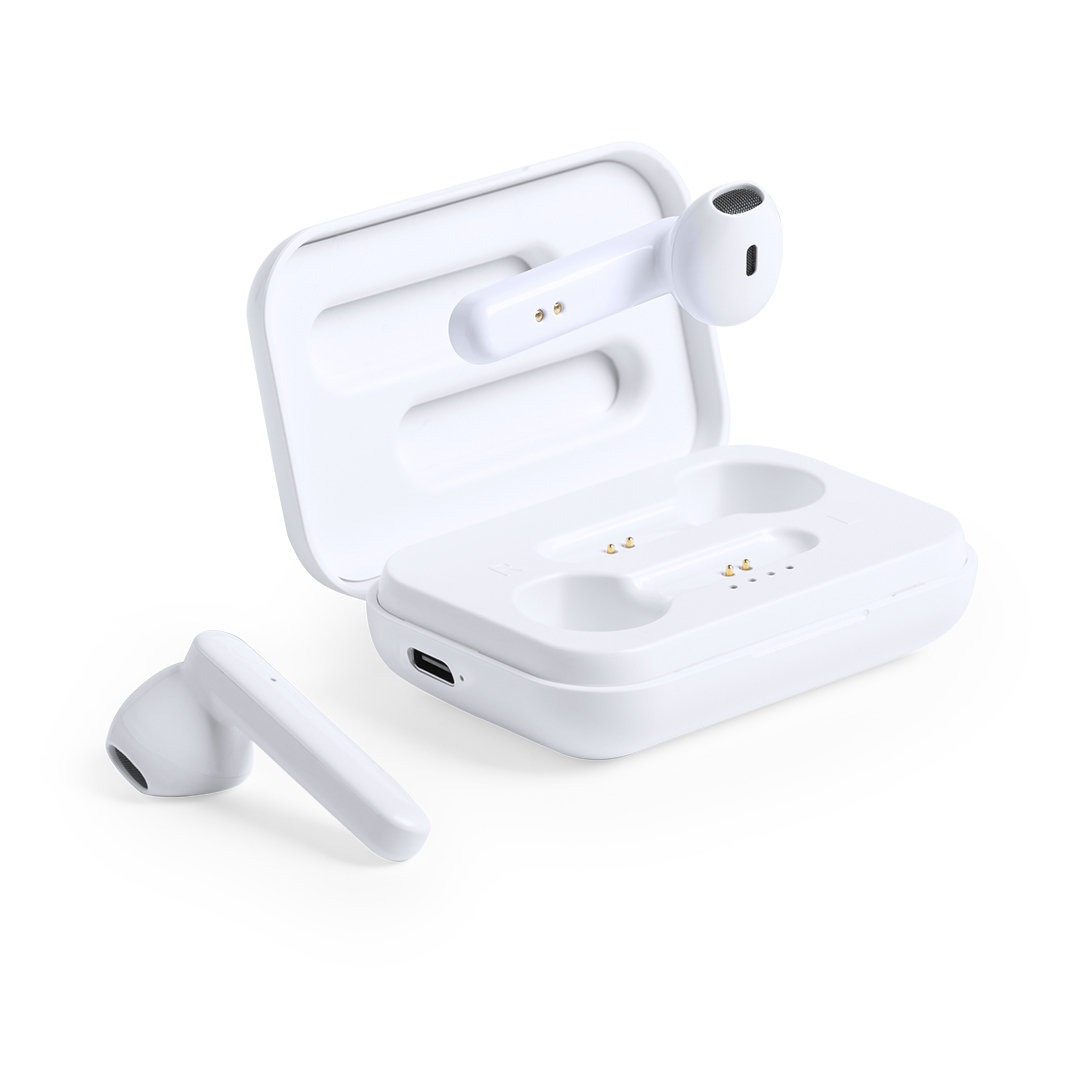 Auricolari con finitura bianca - immagine 4