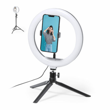 Luce ad anello con treppiede